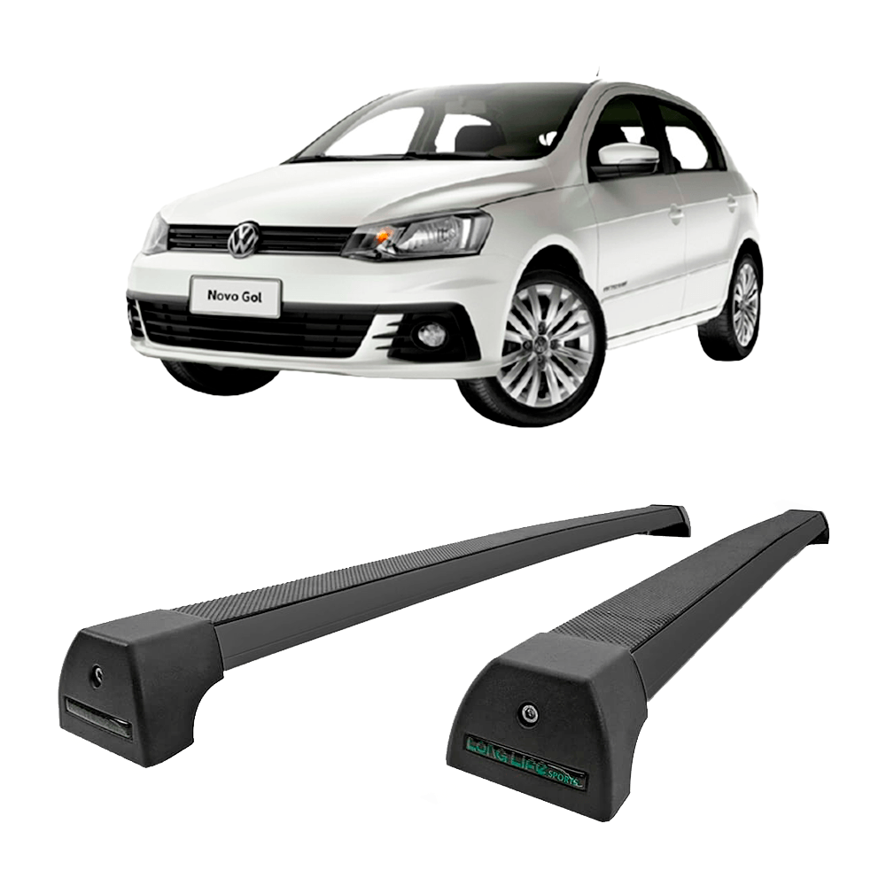 Rack de Teto em Alumínio Gol G5/ G6/ G7 e G8 2009 até 2023 - Long Life