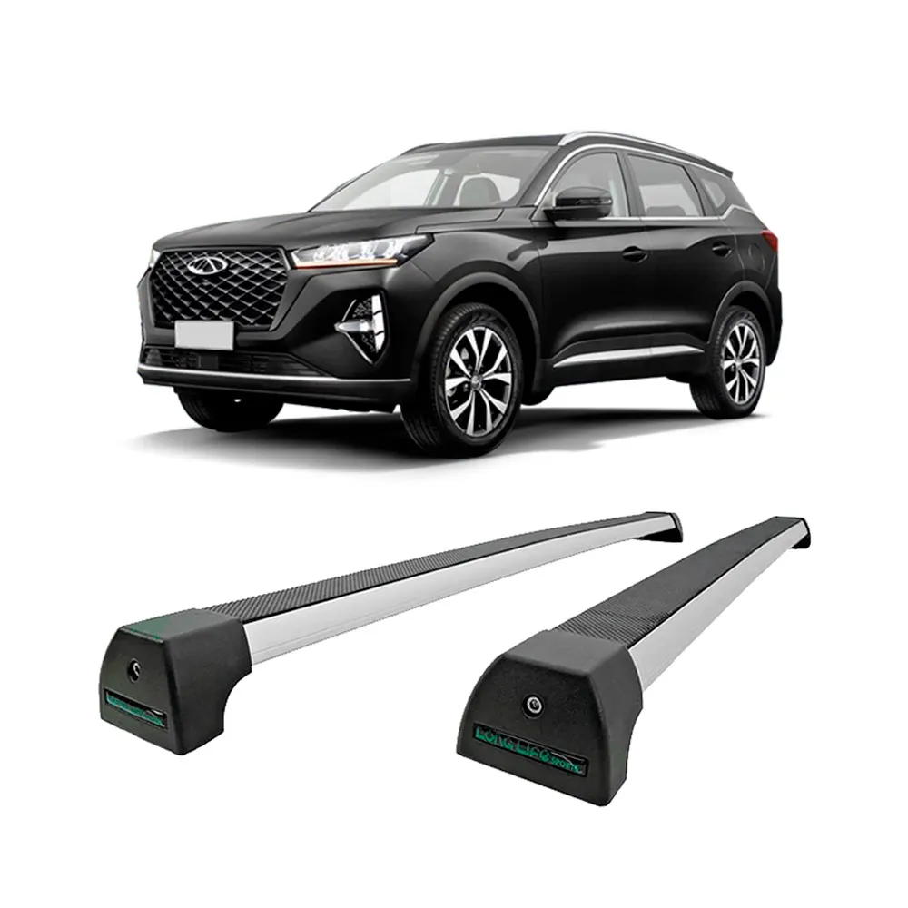 Rack De Teto Alumínio Tiggo 7 Pro 2022 até 2024 Com Longarina Long Life