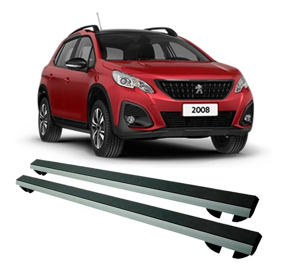 Rack De Teto Peugeot 2008 Todos Os Anos 4p Long Life Grip