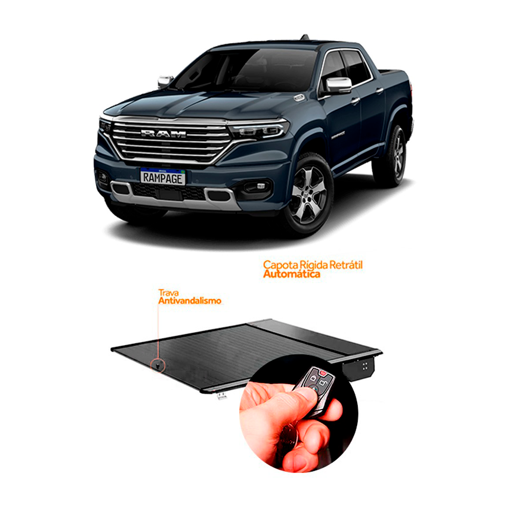 Capota elétrica rígida retrátil automática Keko Rampage 2024, 2025